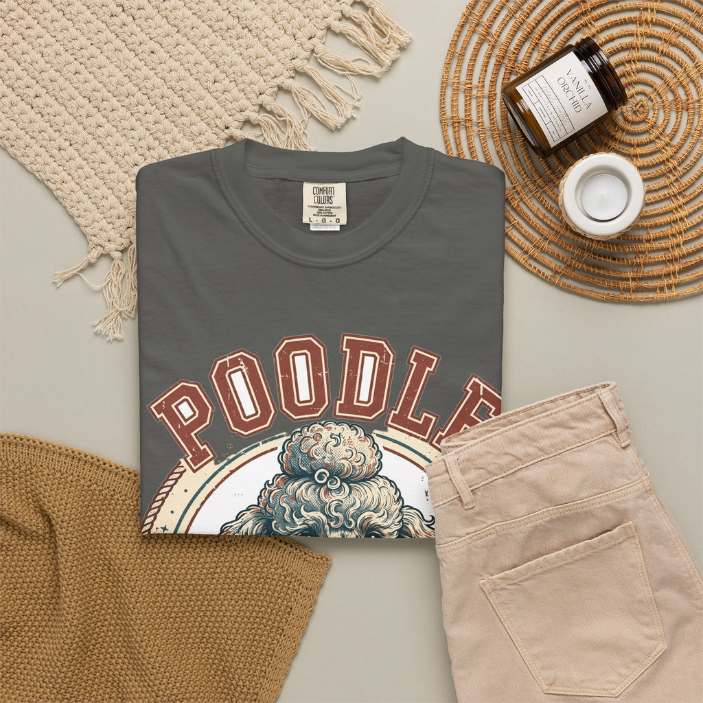 'Fancy Curls Club' Poodle T-Shirt — alternate view