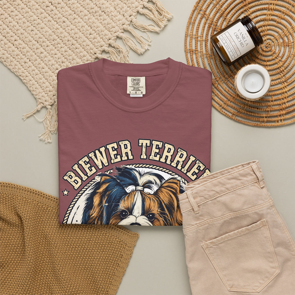 'Tiny Tricolor' Biewer Terrier T-Shirt — alternate view