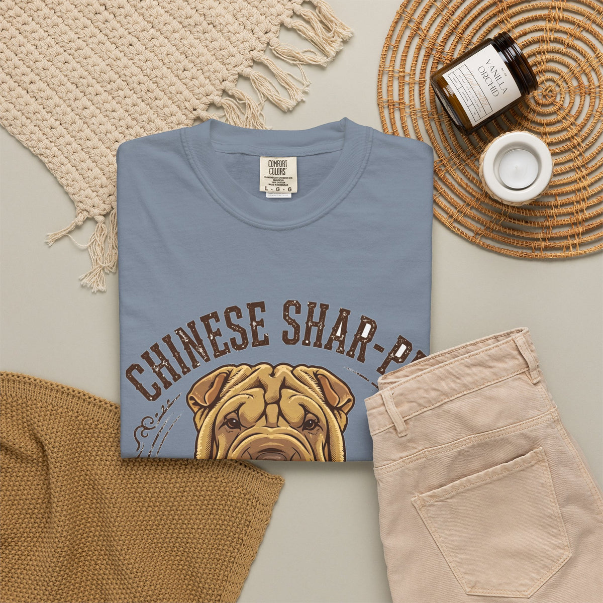 'Wrinkle Warrior' Chinese Shar-Pei T-Shirt — alternate view