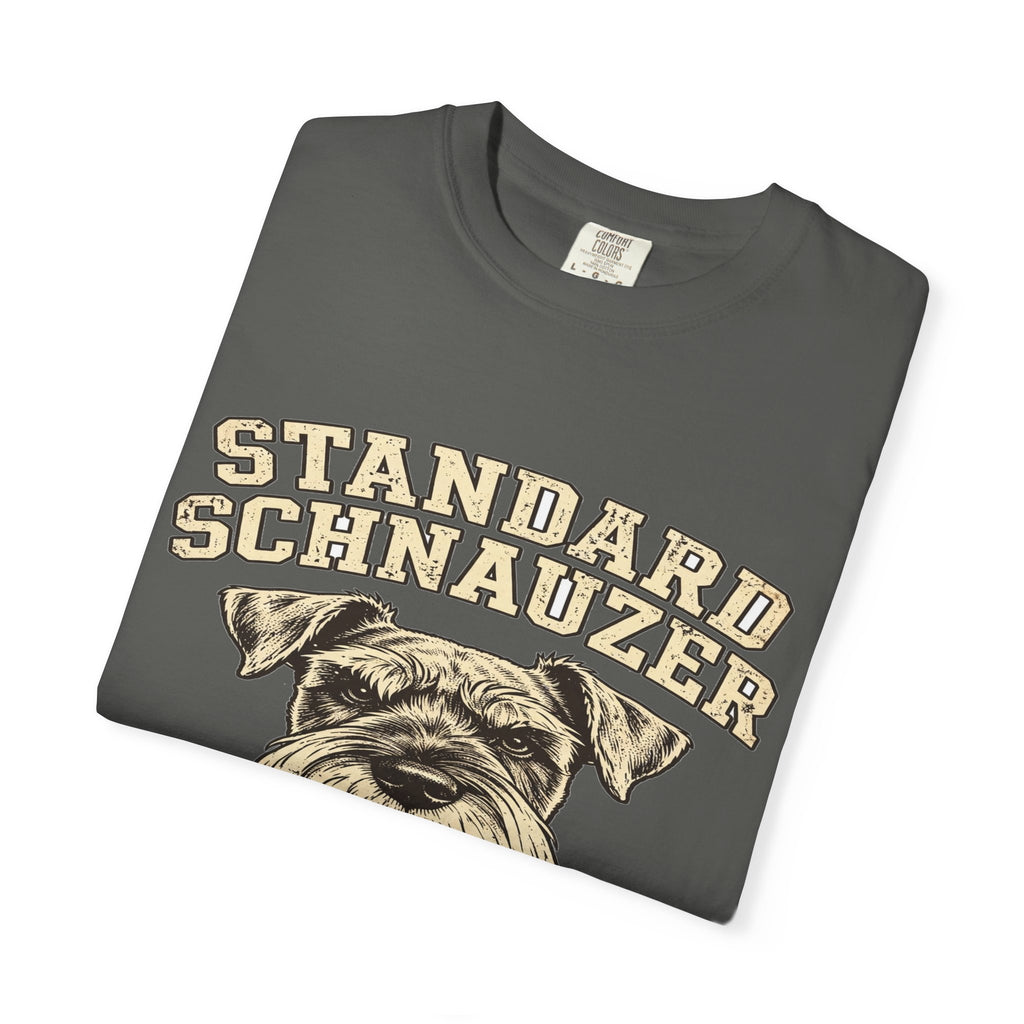 'Bearded & Bold' Standard Schnauzer T-Shirt — alternate view