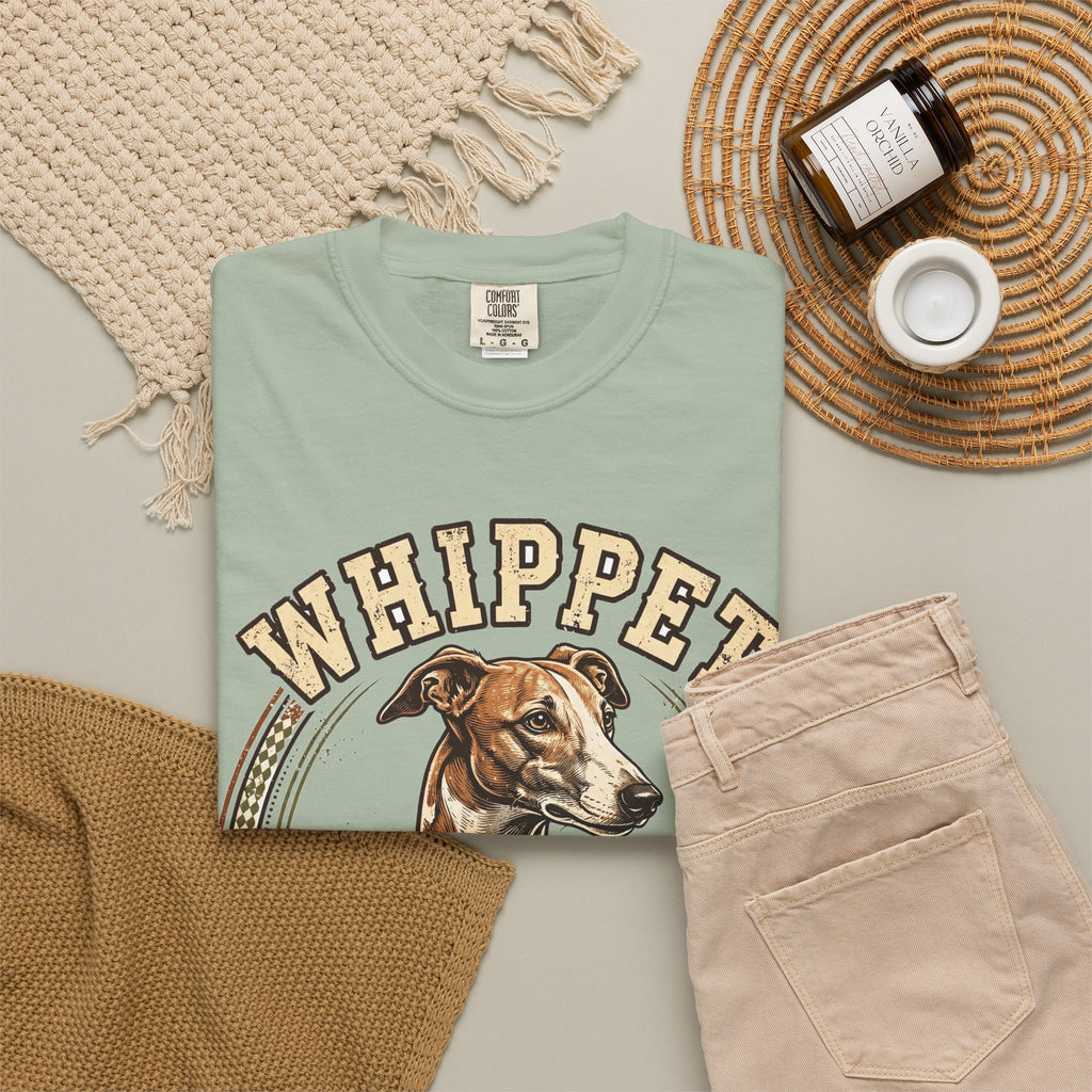 'Zoom & Snuggle' Whippet T-Shirt — alternate view
