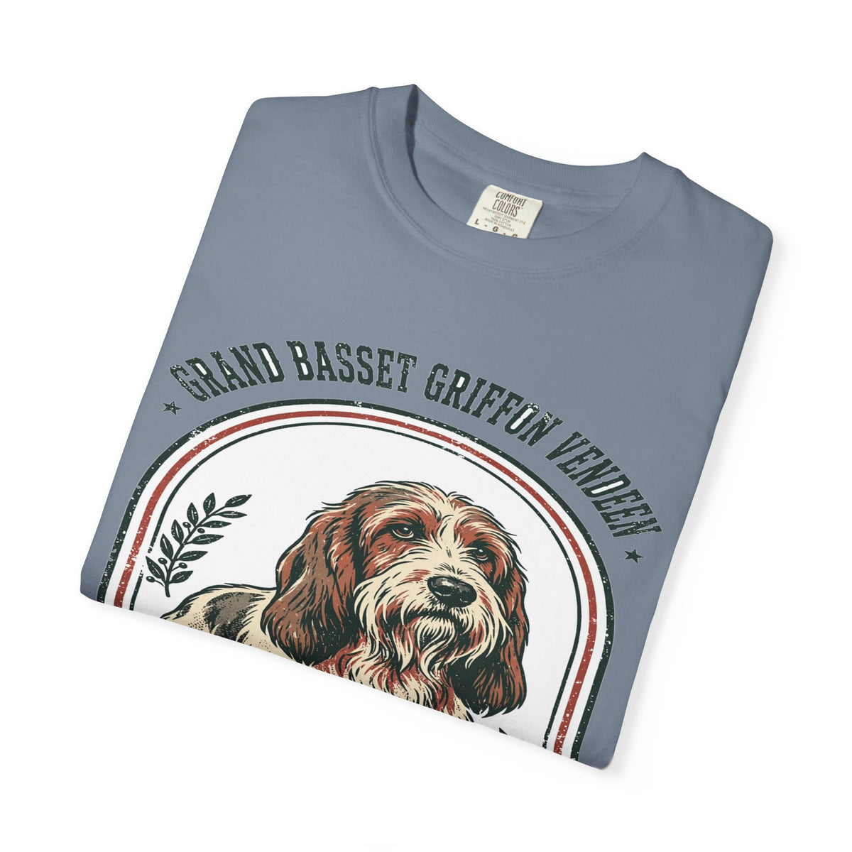 'Shaggy' Grand Basset Griffon Vendeen T-Shirt — alternate view