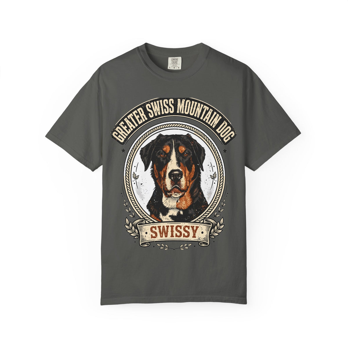 'Swissy' Greater Swiss Mountain Dog T-Shirt — alternate view