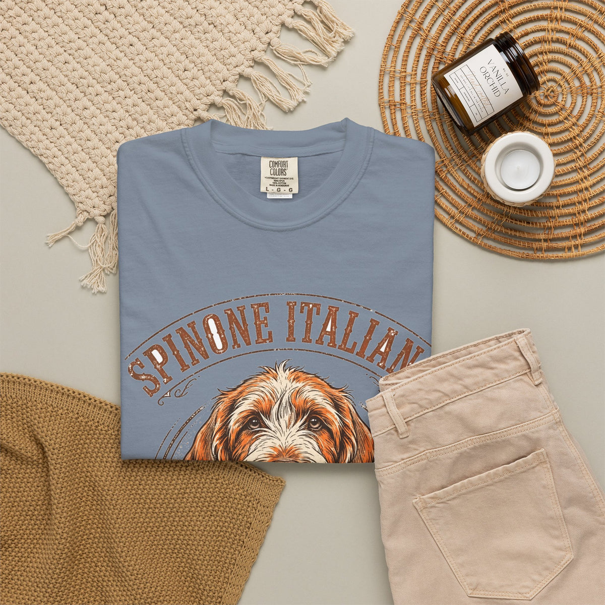 'Shaggy Sweetheart' Spinone Italiano T-Shirt — alternate view