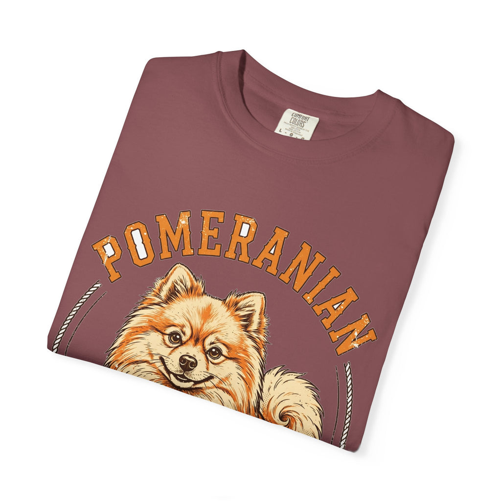 'Big Bark Energy' Pomeranian T-Shirt — alternate view