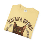 'Cocoa Club' Havana Brown Cat T-Shirt — alternate view