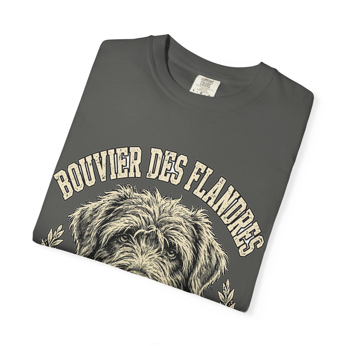 'Flanders Floof' Bouvier des Flandres T-Shirt — alternate view