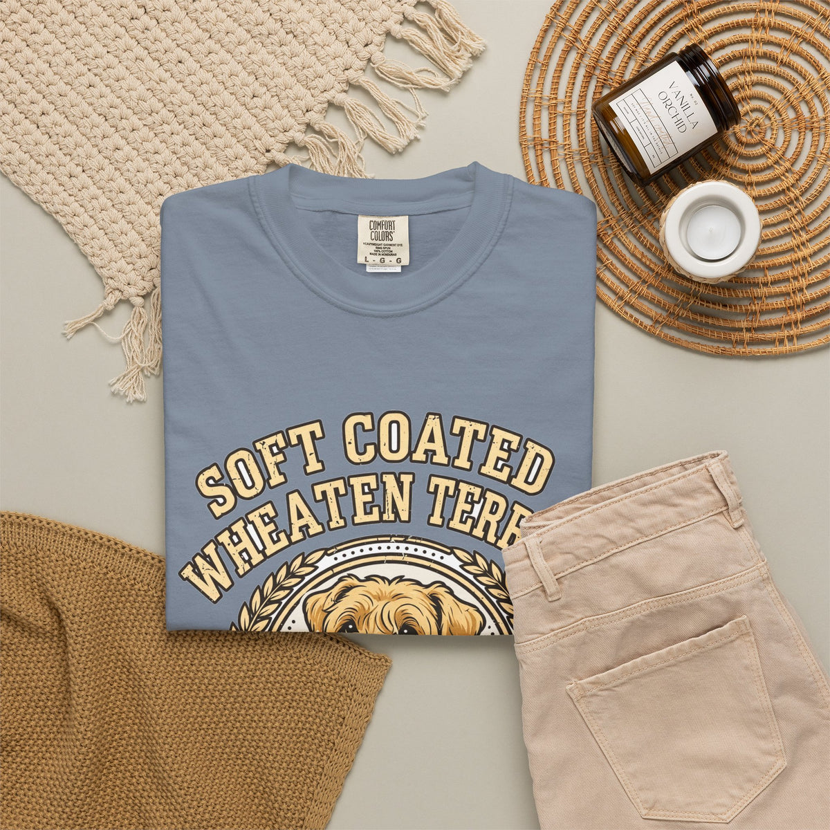 'Sunshine' Soft Coated Wheaten Terrier T-Shirt — alternate view