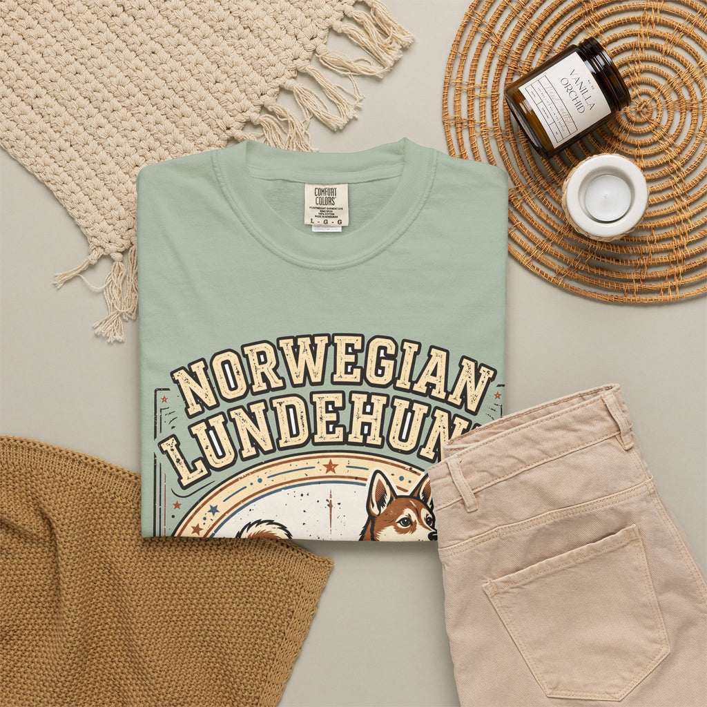 'Six-Toed Wonder' Norwegian Lundehund T-Shirt — alternate view