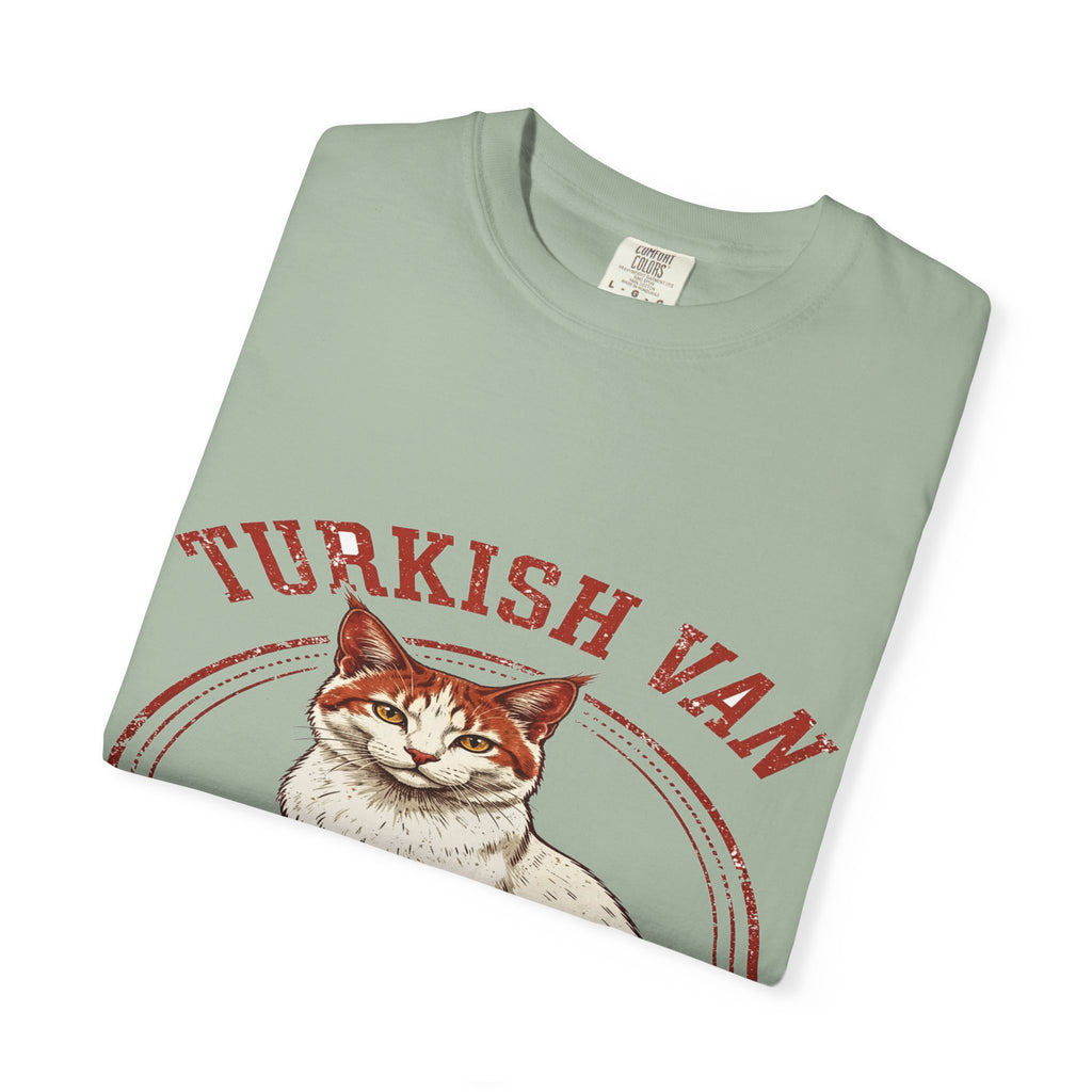 'Pool Party' Turkish Van Cat T-Shirt — alternate view