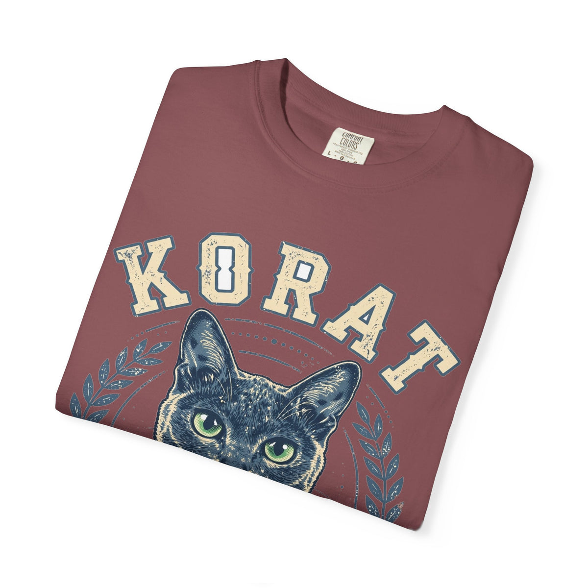 Korat Silver Heart Cat Tee