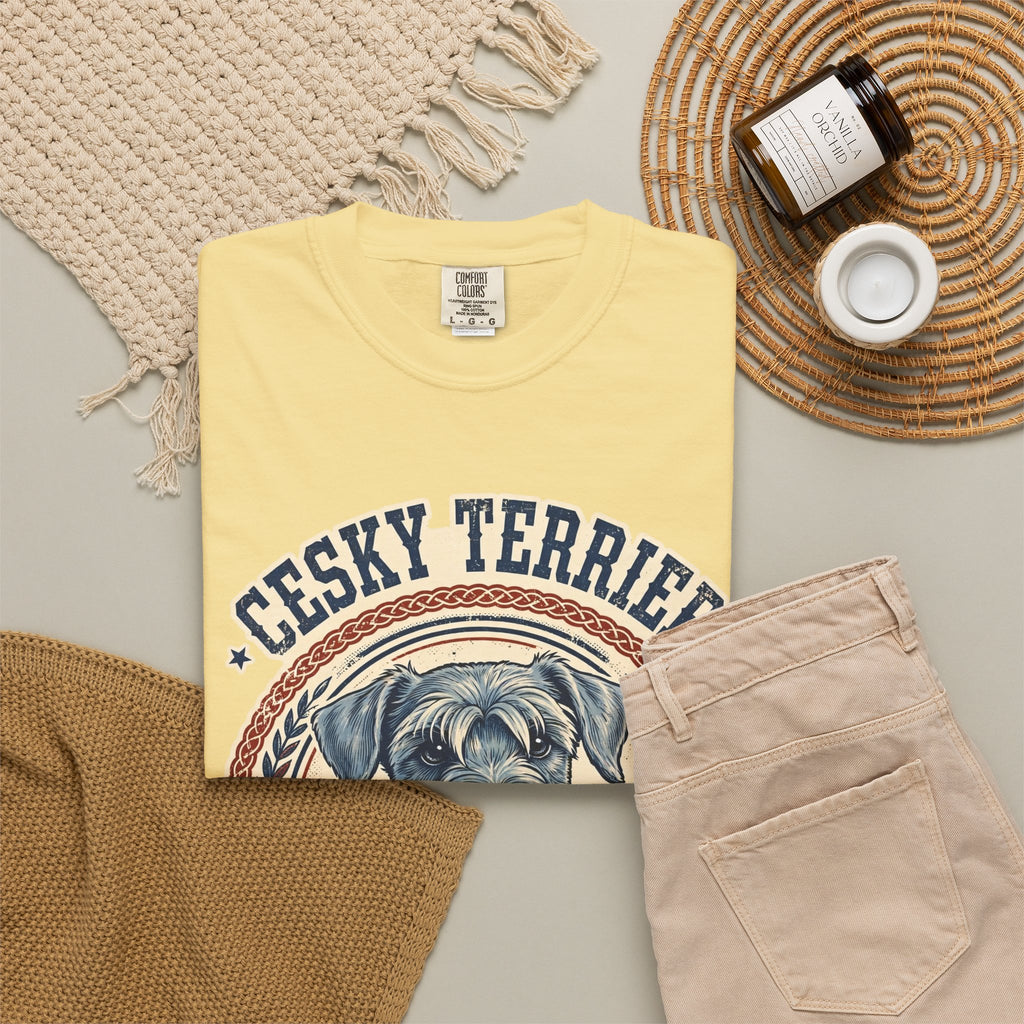 'Silky Beard' Cesky Terrier T-Shirt — alternate view