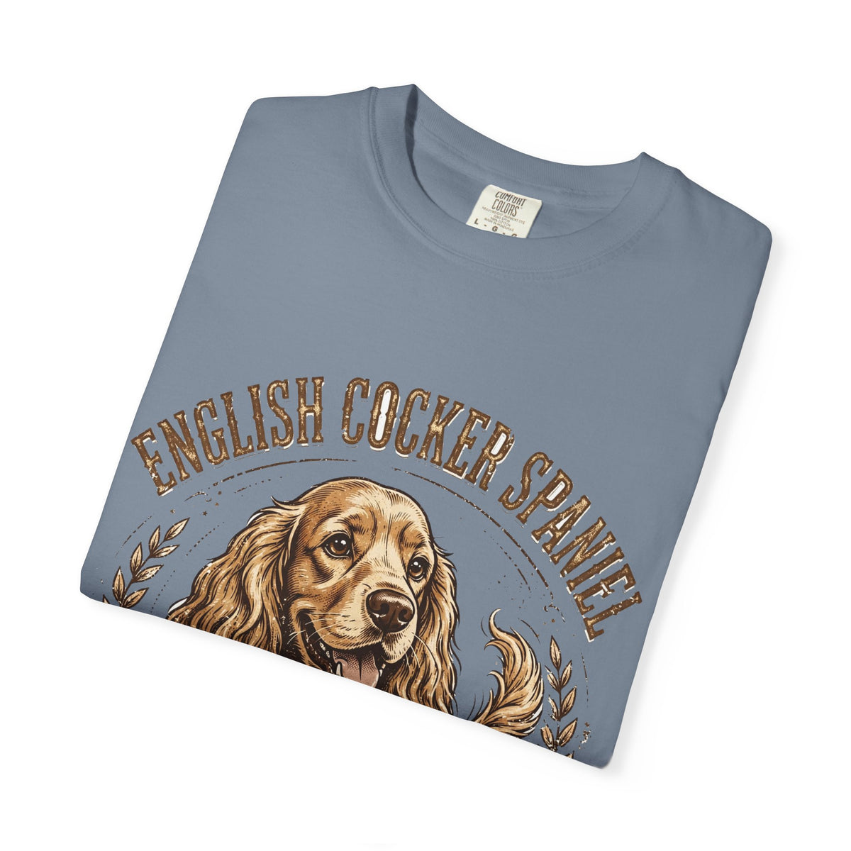 'Properly Spoiled' English Cocker Spaniel T-Shirt — alternate view