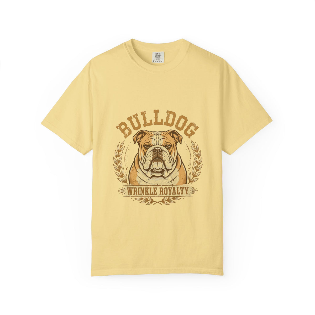'Wrinkle Royalty Bulldog' Bulldog T-Shirt — alternate view