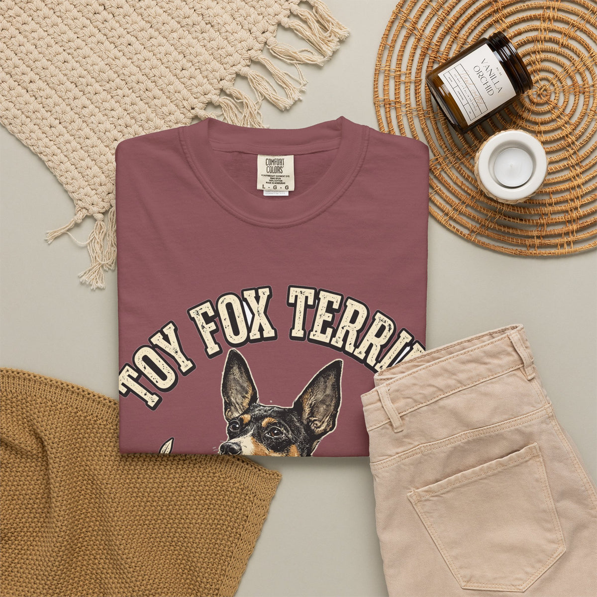'Toy Tornado' Toy Fox Terrier T-Shirt — alternate view