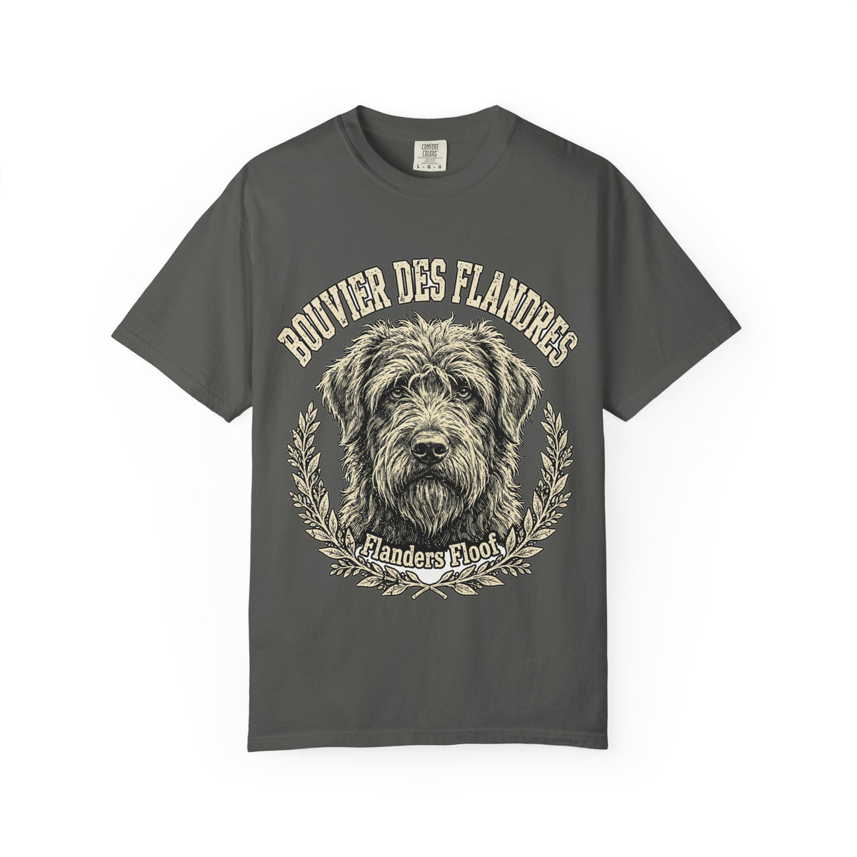 'Flanders Floof' Bouvier des Flandres T-Shirt — alternate view