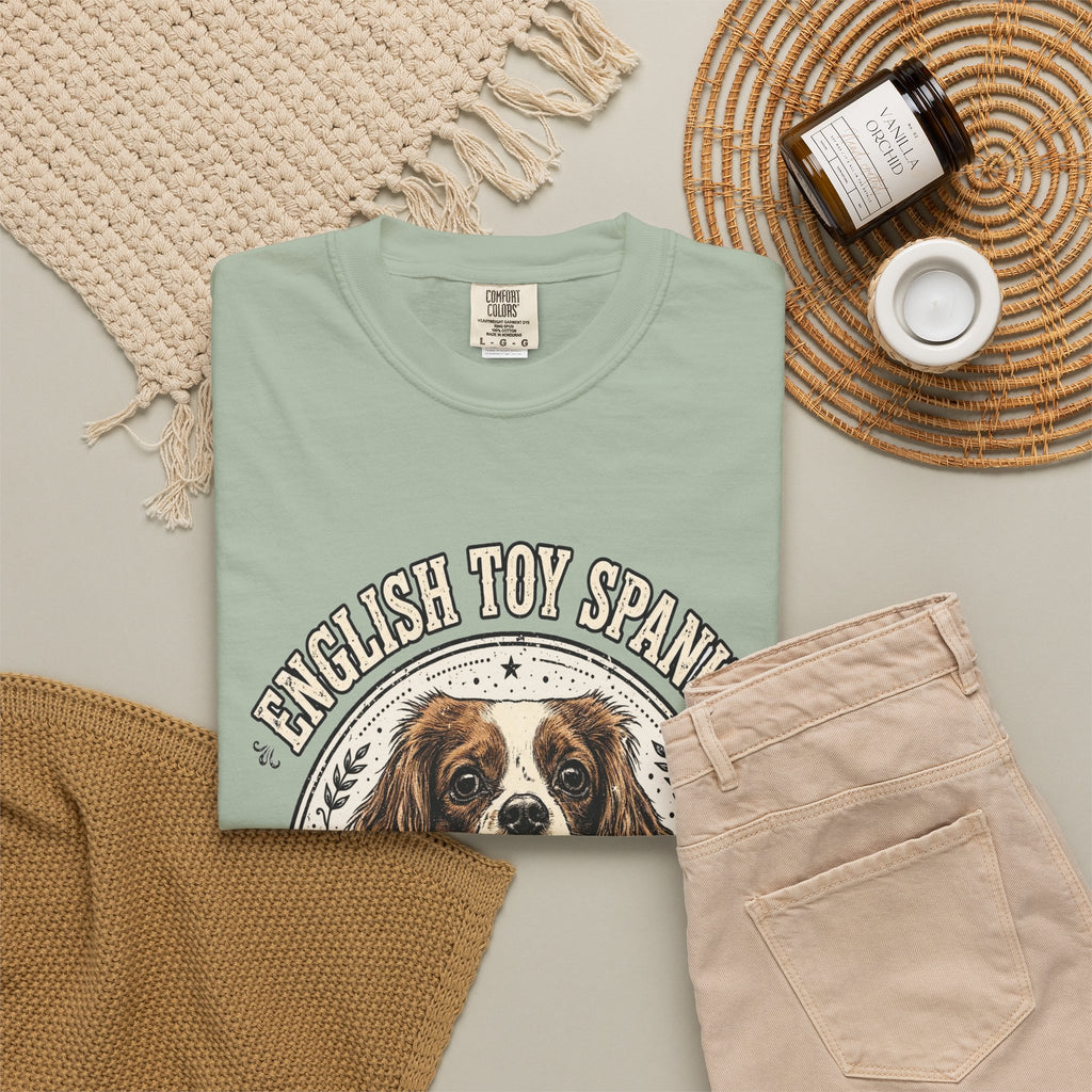 'Lap Royalty' English Toy Spaniel T-Shirt — alternate view