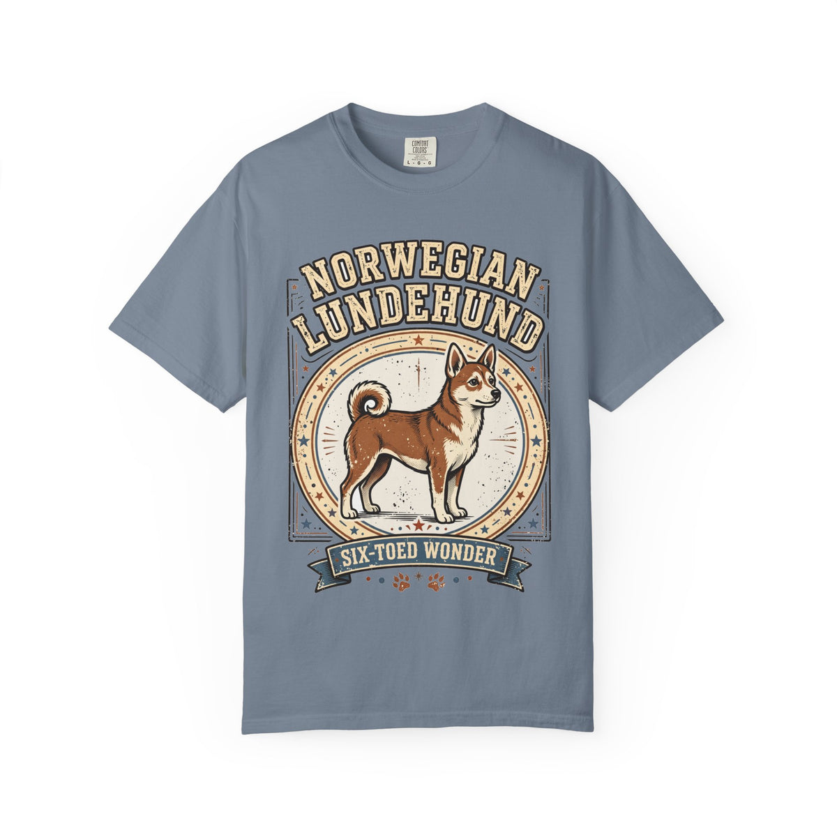 'Six-Toed Wonder' Norwegian Lundehund T-Shirt — alternate view