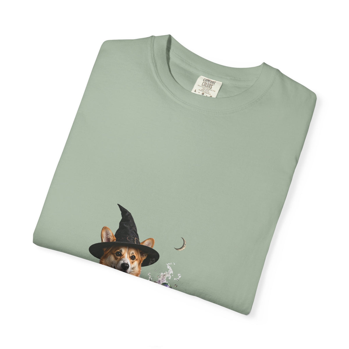 Corgi Witch Pup Halloween Tee