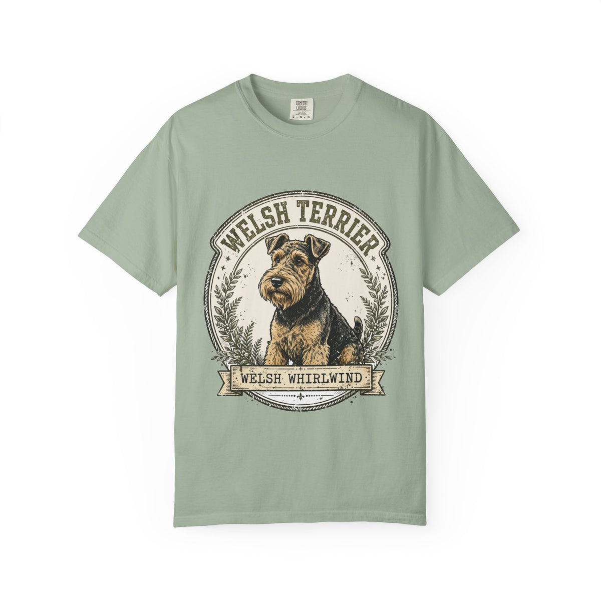 'Welsh Whirlwind' Welsh Terrier T-Shirt — alternate view