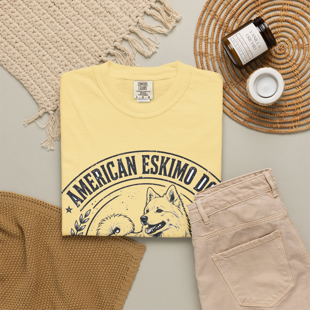 'Snowball Soul' American Eskimo Dog T-Shirt — alternate view