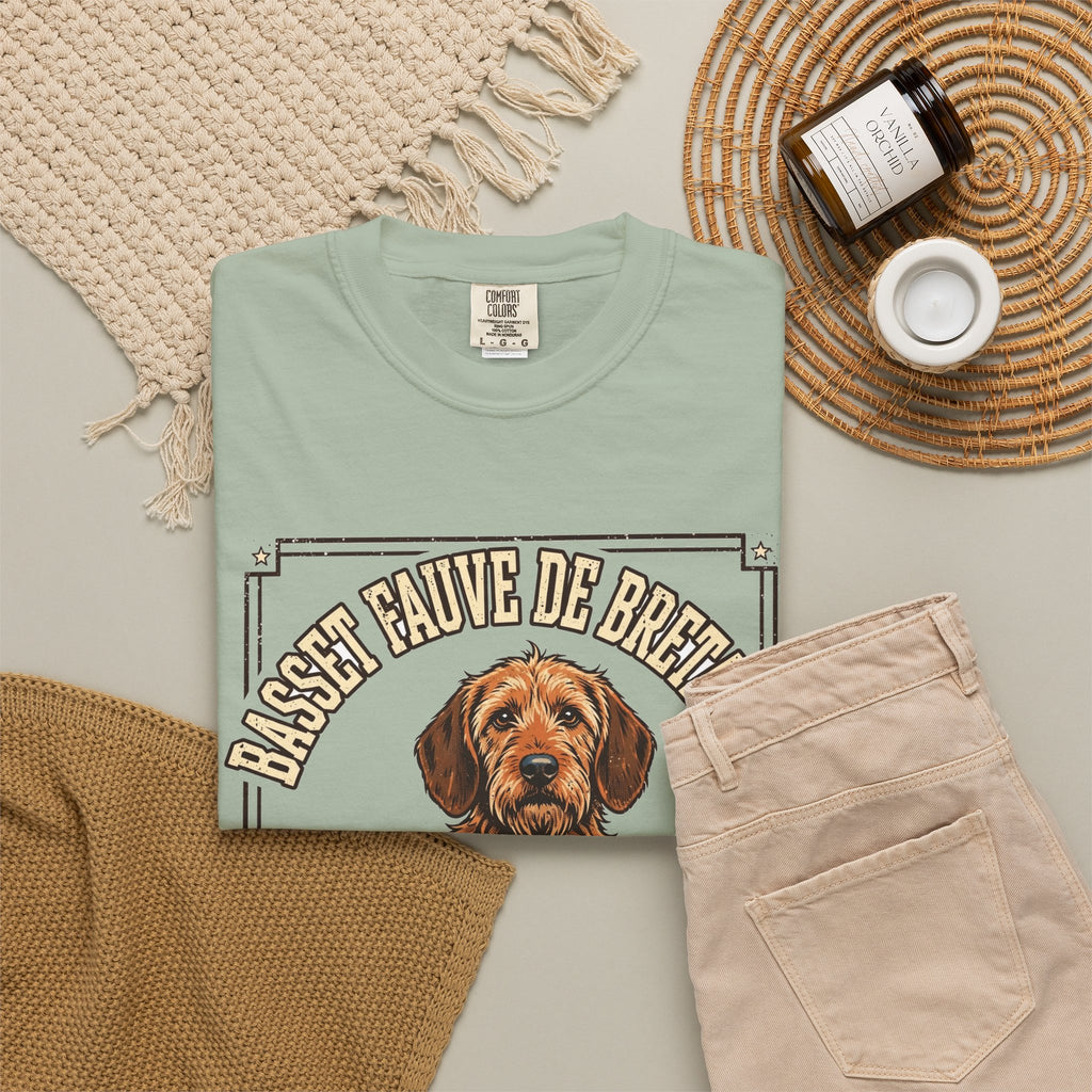 'Fawnomenal' Basset Fauve de Bretagne T-Shirt — alternate view
