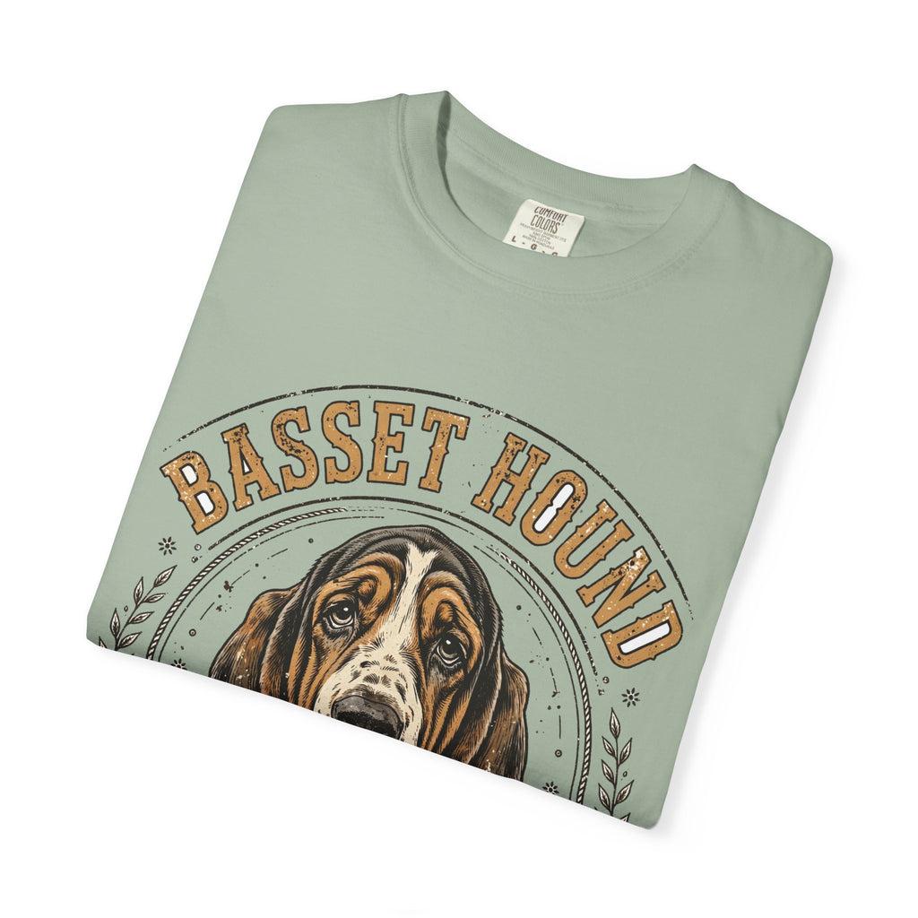 'Low & Lovable' Basset Hound T-Shirt — alternate view