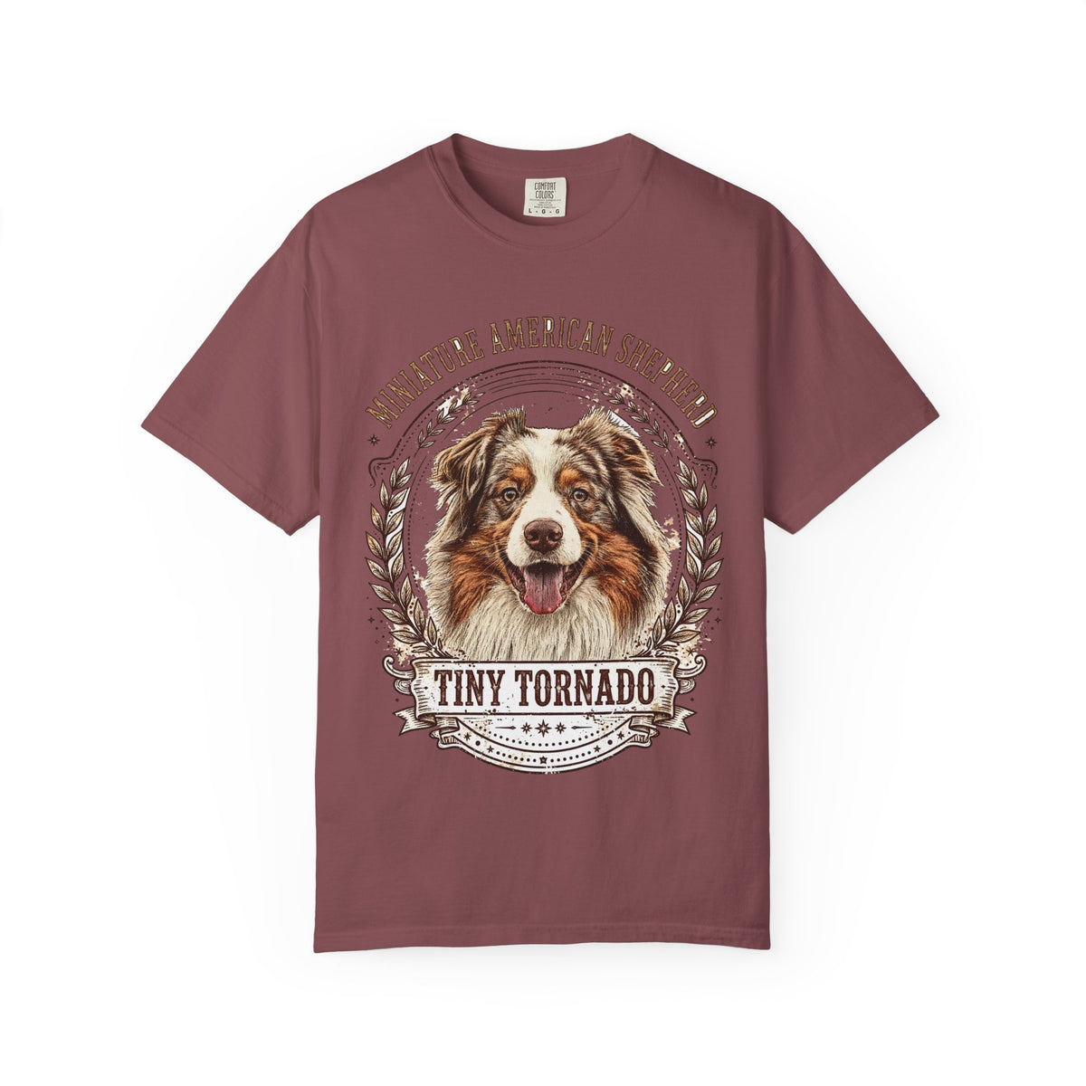 'Tiny Tornado' Mini American Shepherd T-Shirt — alternate view