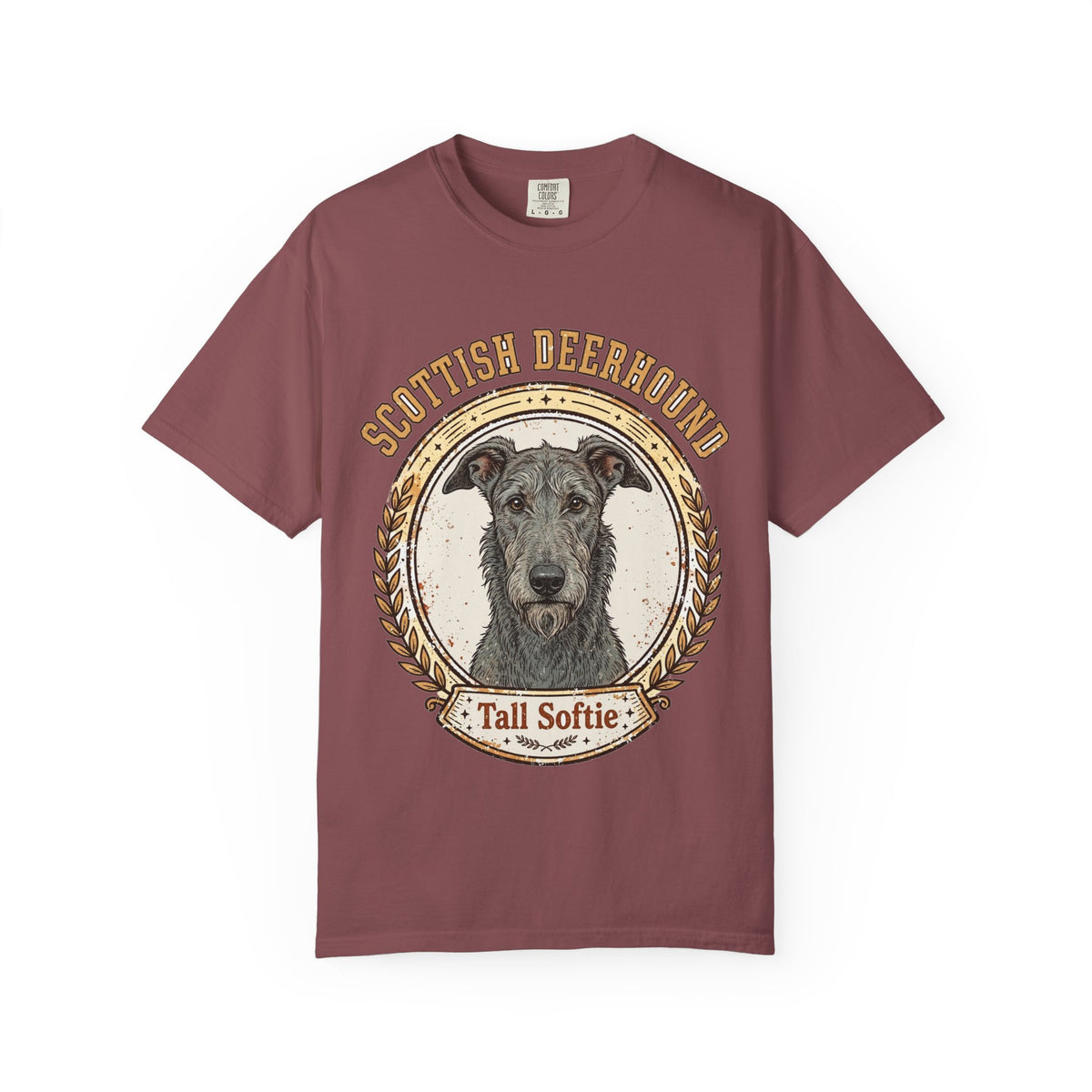 'Tall Softie' Scottish Deerhound T-Shirt — alternate view