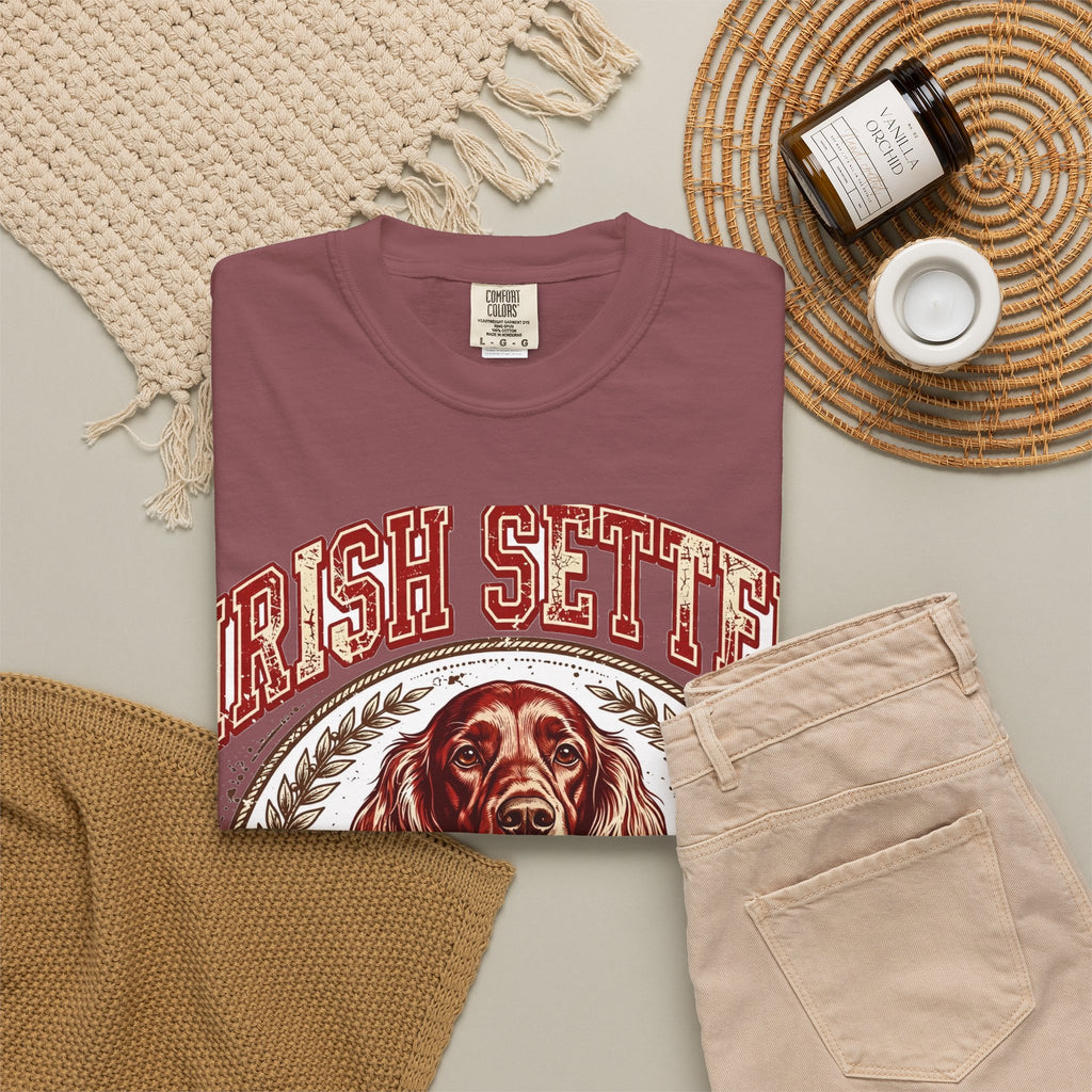 'Redhead Royalty' Irish Setter T-Shirt — alternate view