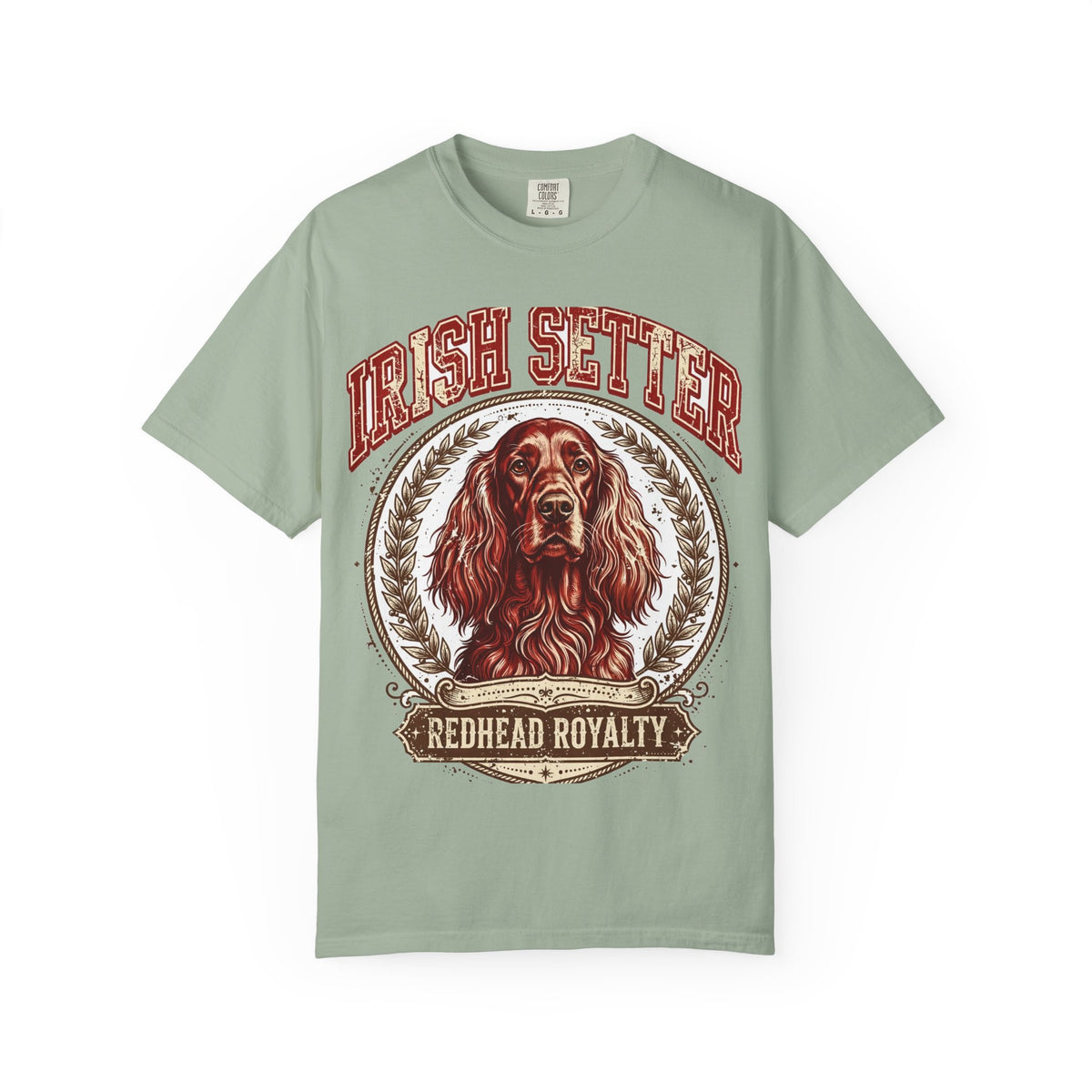 'Redhead Royalty' Irish Setter T-Shirt — alternate view
