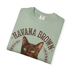 'Cocoa Club' Havana Brown Cat T-Shirt — alternate view