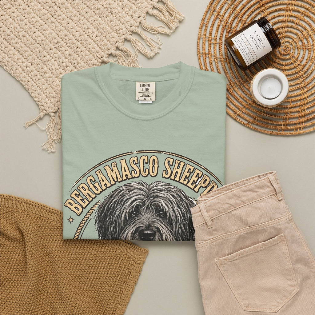 'Flock Star' Bergamasco Sheepdog T-Shirt — alternate view