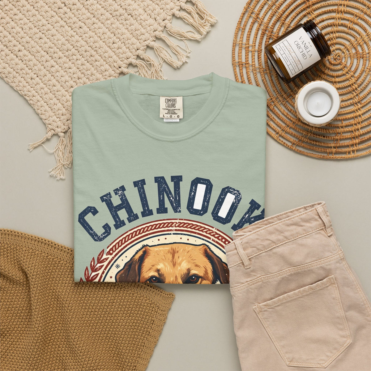 'Tawny Trailblazer' Chinook T-Shirt — alternate view
