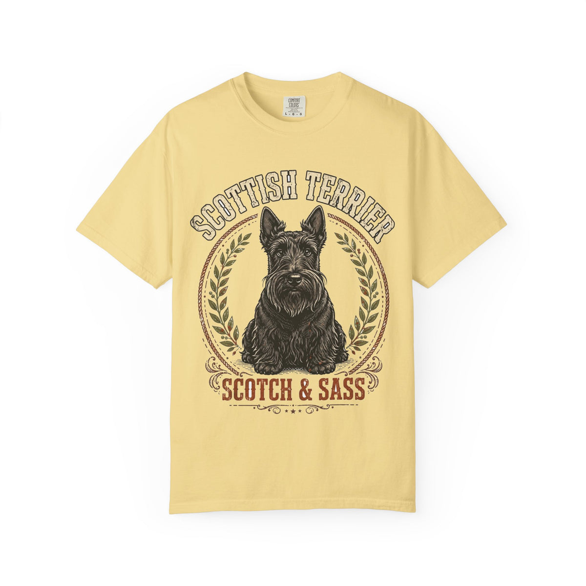 'Scotch & Sass' Scottish Terrier T-Shirt — alternate view