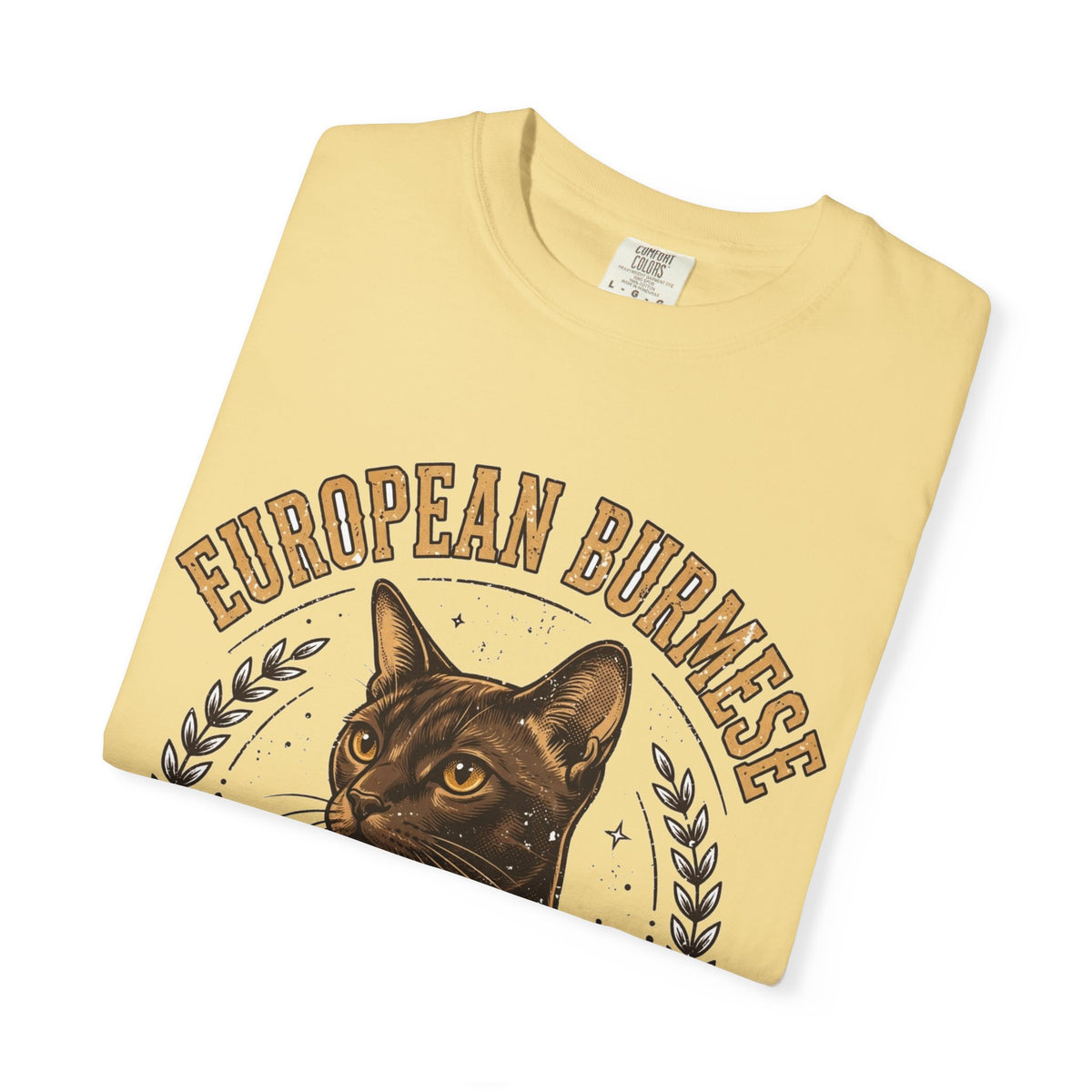 'Euro Chic' European Burmese Cat T-Shirt — alternate view