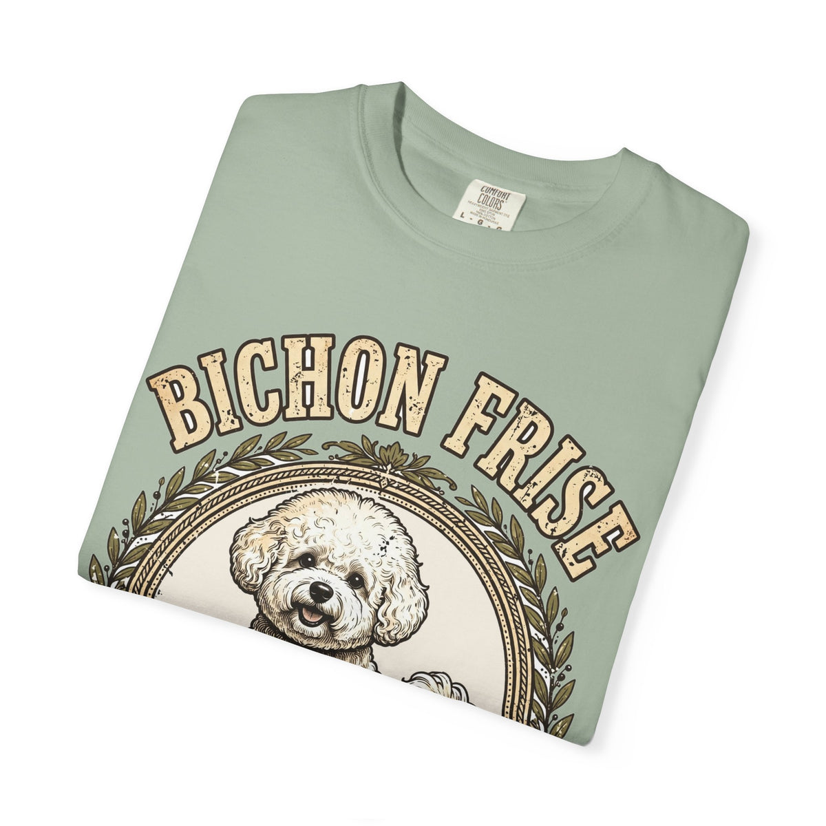 'Powder Puff Power' Bichon Frise T-Shirt — alternate view
