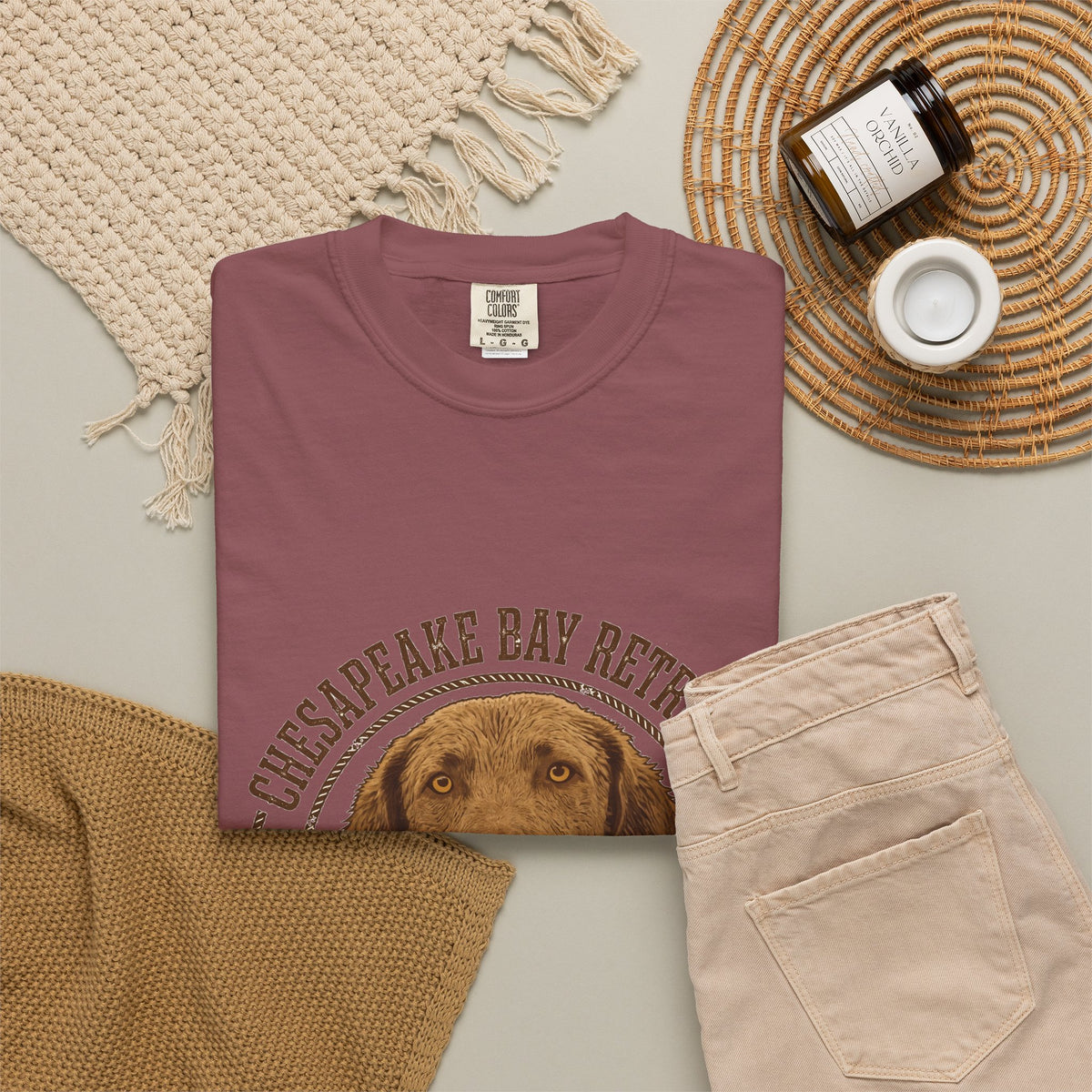 'Seaworthy Sweetheart' Chesapeake Bay Retriever T-Shirt — alternate view