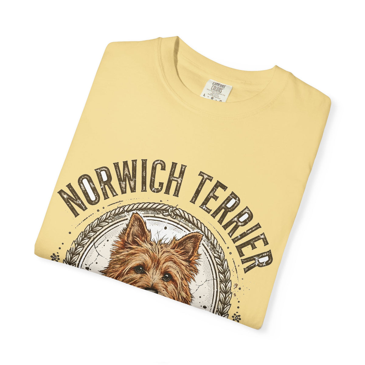'Little Mischief' Norwich Terrier T-Shirt — alternate view