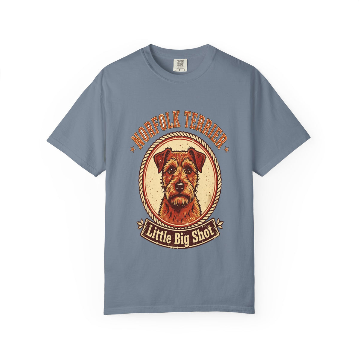 'Little Big Shot' Norfolk Terrier T-Shirt — alternate view