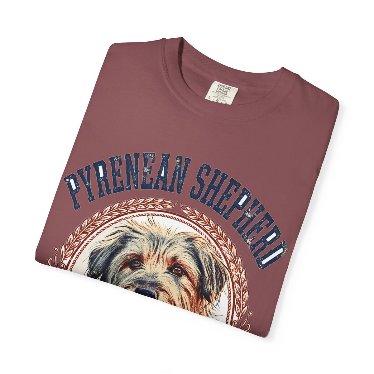 'Mountain Mischief' Pyrenean Shepherd T-Shirt — alternate view