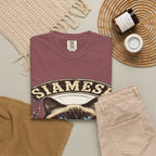 'Blue-Eyed Chatterbox' Siamese Cat T-Shirt — alternate view