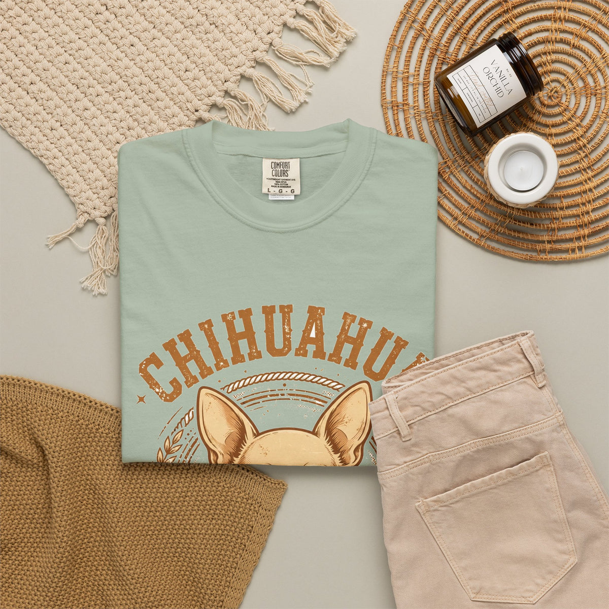 'Napoleon Complex' Chihuahua T-Shirt — alternate view