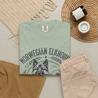 'Viking Howl' Norwegian Elkhound T-Shirt — alternate view