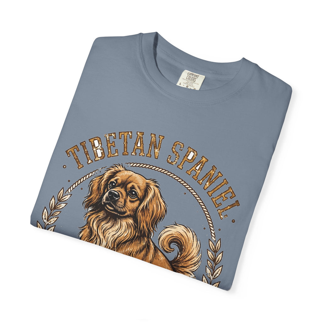 'Temple Lion' Tibetan Spaniel T-Shirt — alternate view