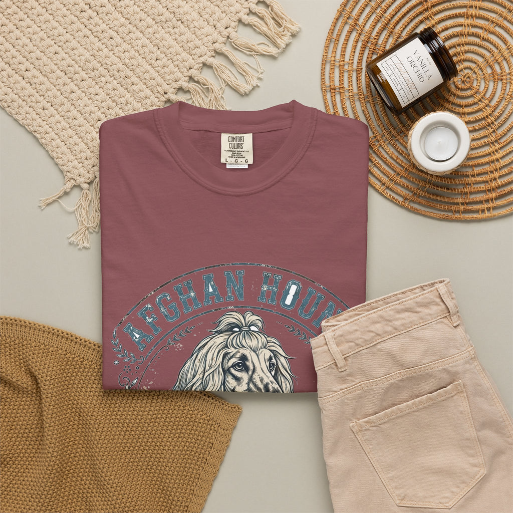 Afghan Hound Runway Royalty Tee
