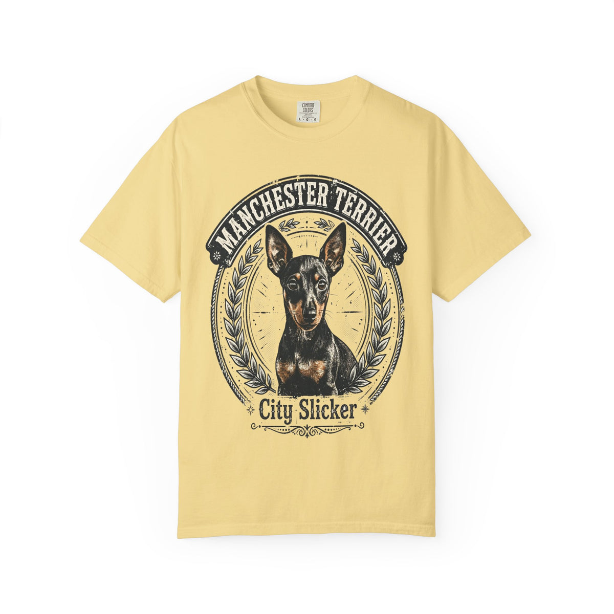 'City Slicker' Manchester Terrier T-Shirt — alternate view
