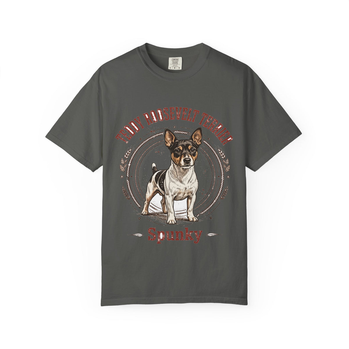 'Spunky' Teddy Roosevelt Terrier T-Shirt — alternate view