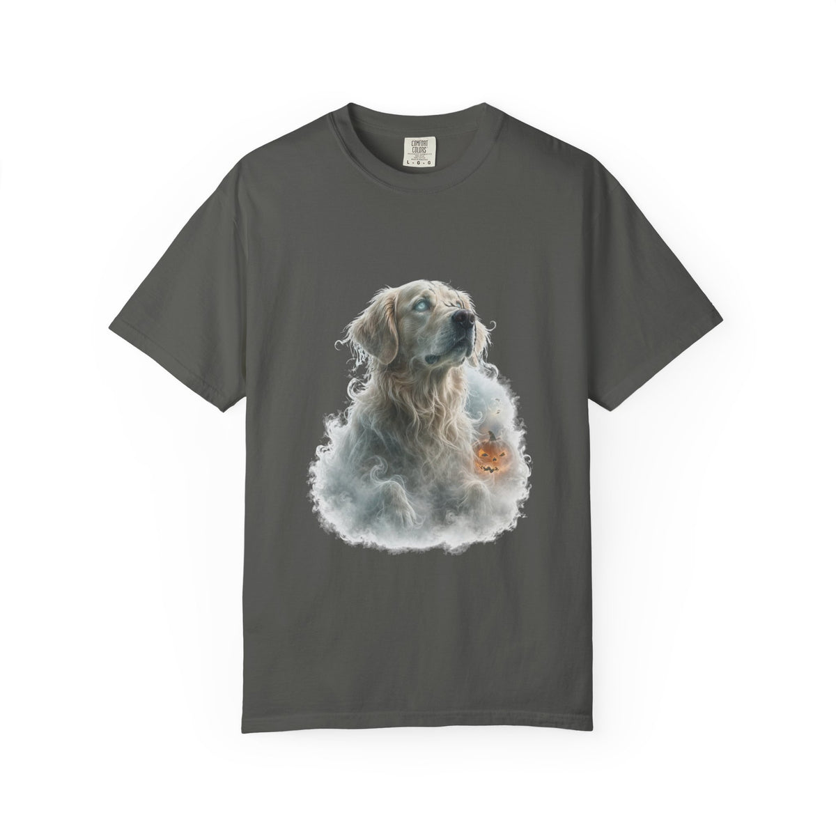 Golden Retriever Spooky Ghost Halloween Tee