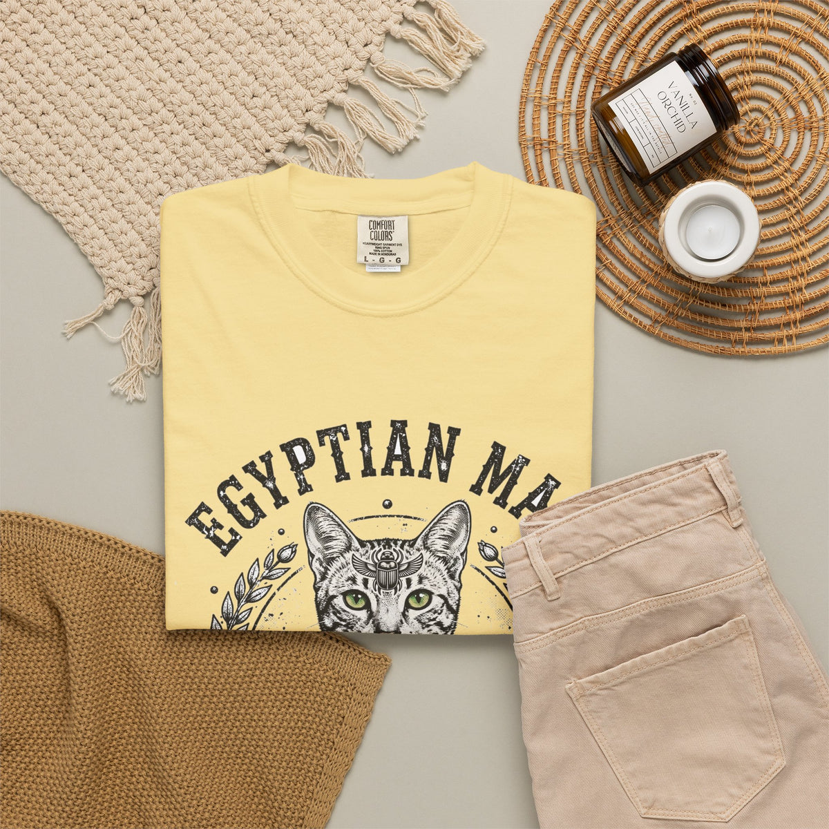 'Spotted Royalty' Egyptian Mau Cat T-Shirt — alternate view